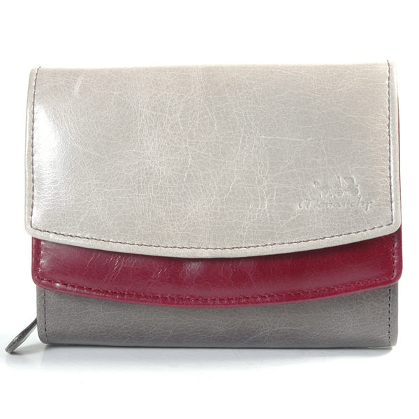 Wallet 740 Molly eggwhite-red-light grey