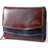 Wallet 740 Molly cognac-purple-brown