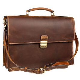 Briefcase 070 Prag brown